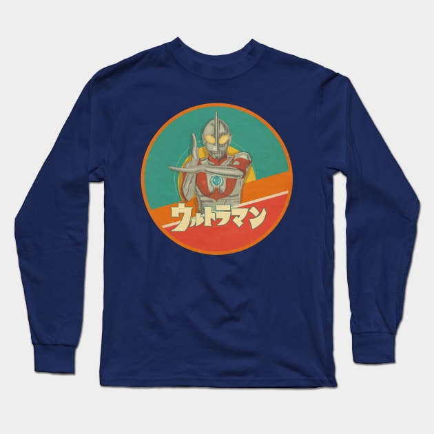 Ultraman Long Sleeve T-Shirt by Jeff Brawn Illustration